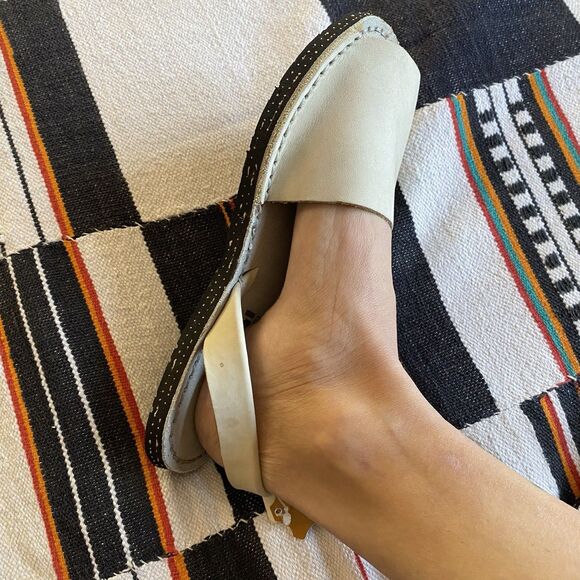 NWT Natural Sur Avarca Leather Sandals. Spain. Menorquinas. Slingback Strap. 37 - Picture 8 of 12